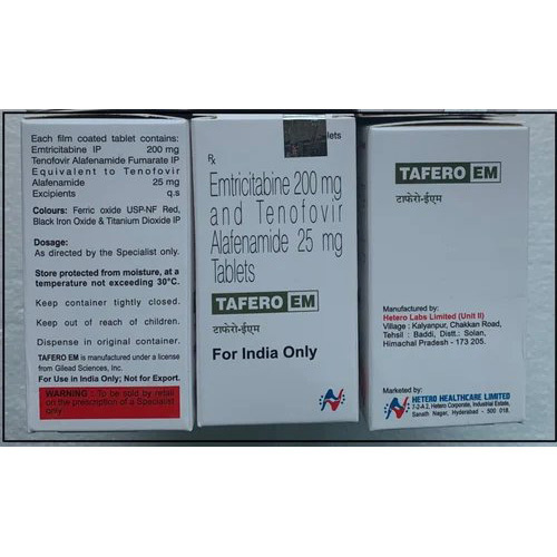 Emtricitabine Tenofovir Tablet 200 mg  25 mg