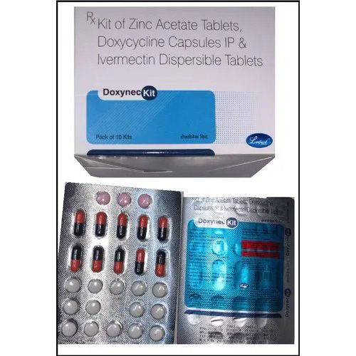 Zinc Acetate Tablets Doxycycline Capsules Ip And Ivermectin Dispersible Tablets