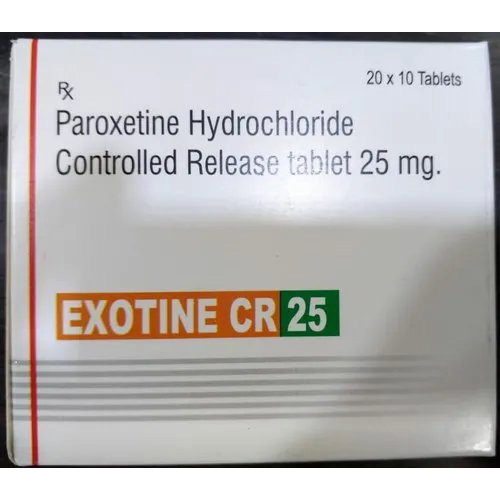 Paroxetine Hydrochloride 25 Mg Tablet