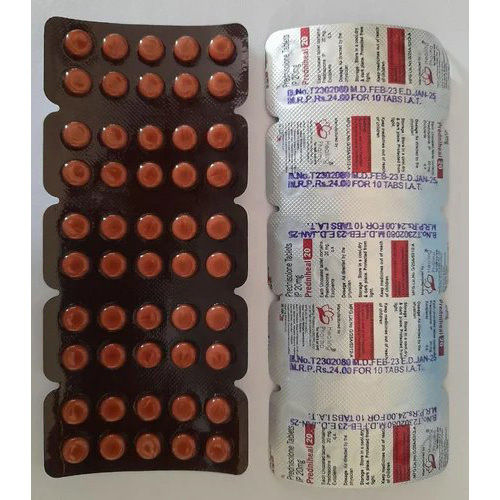 Prednisolone 20 Mg Tablet Dark & Dry Place