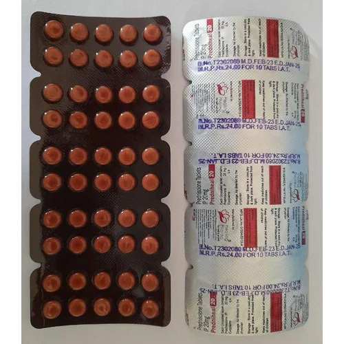 Prednisolone 20 mg tablet