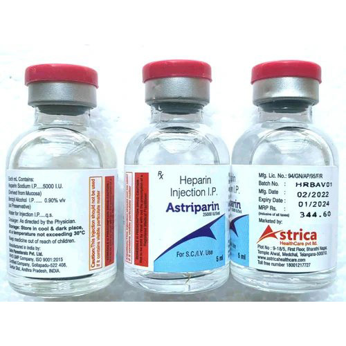 Heparin Sodium Injection Ip 5000 IU