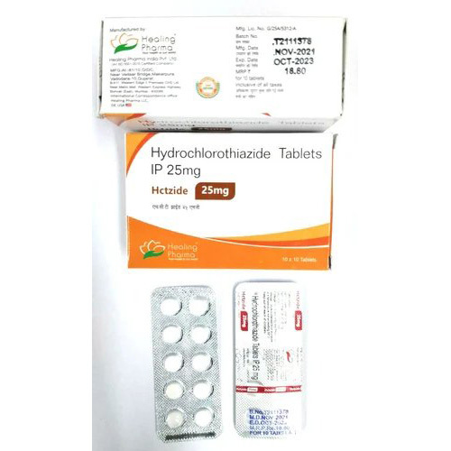 Hydrochlorothiazide 25mg Tablet