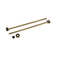 Gold Copper Connection  With 2 Nut And Washer - Finish: Glossy