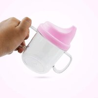 BABY MILK MUG SIPPY CUP BABY MUG LEAKPROOF MUG FOR KIDS LIGHTWEIGHT NURSING DISHWASHER SAFE MUG (250 ML / 1 PC) (5979)
