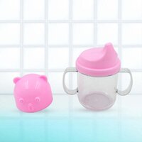 BABY MILK MUG SIPPY CUP BABY MUG LEAKPROOF MUG FOR KIDS LIGHTWEIGHT NURSING DISHWASHER SAFE MUG (250 ML / 1 PC) (5979)