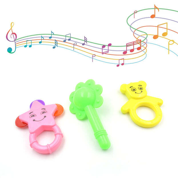 NEW BORN BABIES WITH ATTRACTIVE COLORS AND KHANJARI RATTLE (4372)