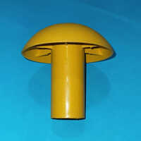 Rebar Safety Cap - High-quality Plastic, 8x16 Inches, Bright Yellow, Easy Installation, Warranty Included