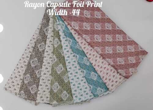 CAPSULE FOIL PRINT FABRIC.
