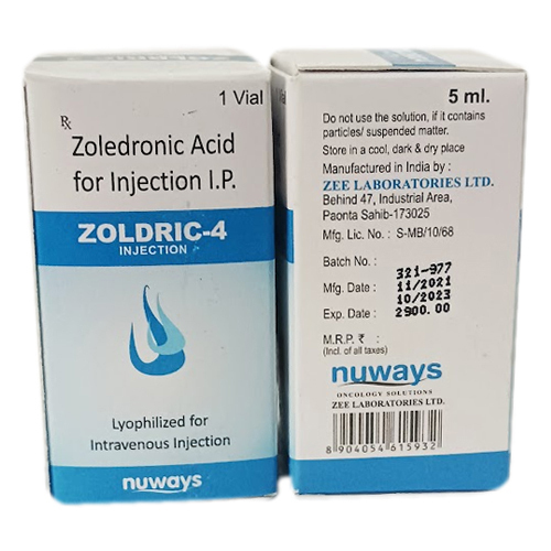 4 mg Zoldric Injection