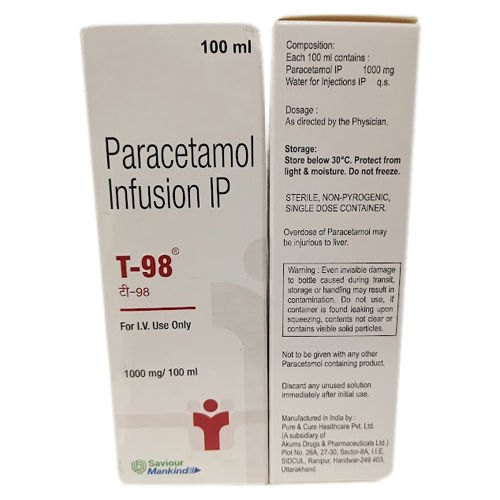 T-98 Paracetamol Infusion IP