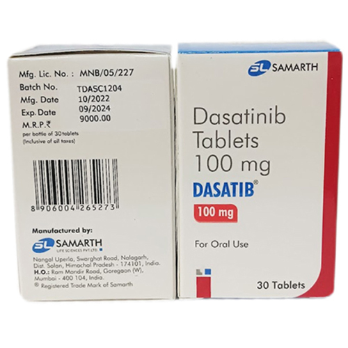 100 mg Dasatib Tablets