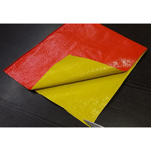 90 Gsm Orange Yellow HDPE Tarpaulin