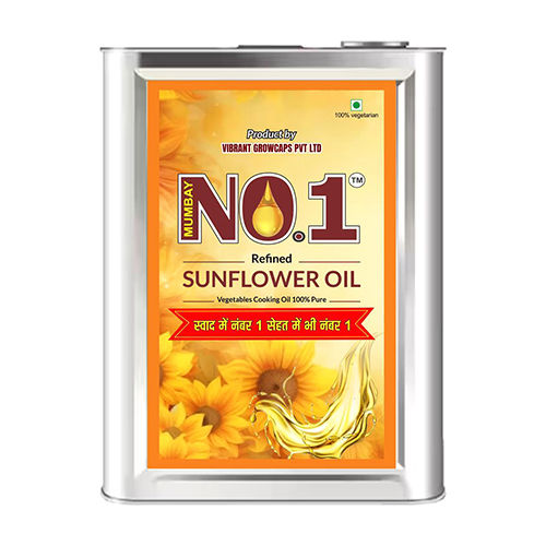 15 kg Pure Vegetable Cooking Sunflower Oil