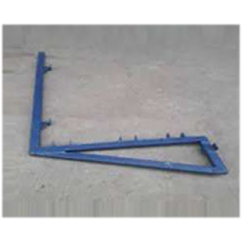 Wall Mount Bracket - Mild Steel, 9.5 lbs | Polished Surface Finish, Designed for Industrial Applications
