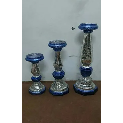 Glass Pillar Candle Holder