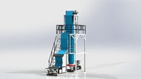 Industrial Blown Film Plant - Pp Material, 420 Volt Efficiency | Electric Drive, Frequency Speed Control, Manual Operation, Custom Sizes And Colors, Warranty Included