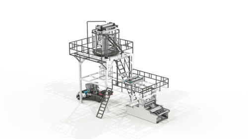 Double Extruder Blown Film Plant