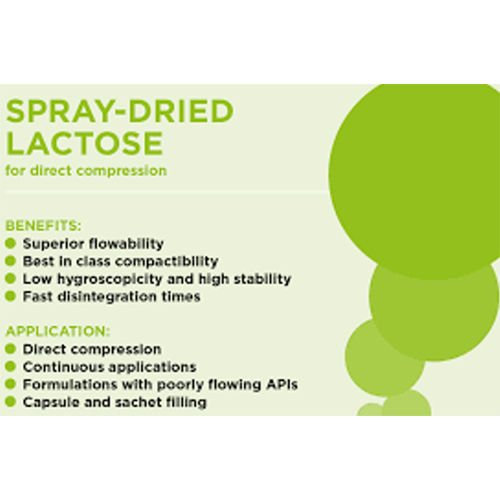 Spray Dried Lactose Moisture (%): Nil