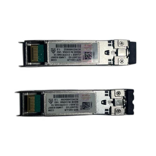 Silver Cisco Sfp 10G-Lr Optical Transceiver