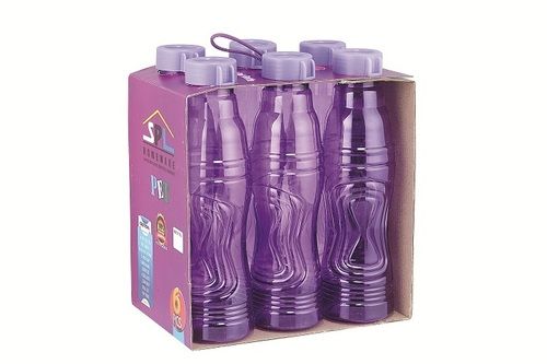 Plastic Fridge Bottle Italy 1000ml Pouch Set of 6pcs