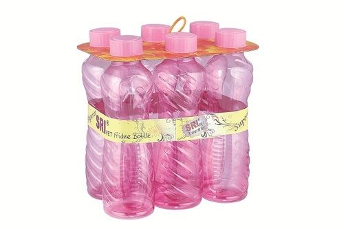 Plastic Fridge Bottle New York 1000 ml Set of 6pcs