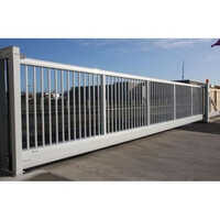 Commercial Sliding Gates - Steel, 1-3m Height, 3-20m Width, White | Easily Assembled, Modern Design, Powder Coated, Horizontal Sliding