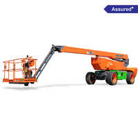 Boom Lift Ba28ert - High-strength Steel, 11.7m X 2.5m X 3.0m, Red Articulated Boom | 27.9m Height, 21.3m Outreach, 4x4 Electric Drive, Can Bus Control