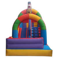 Multicolor Doremon Inflatable Bounce