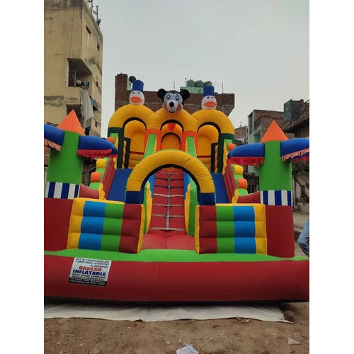 Multicolor Kids Mickey Mouse Inflatable Bounce