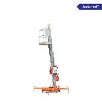 Vertical Lifts Gtwy8-1300 - Aluminium Alloy, 600mm X 600mm, 8m Lift Height | Scissor Lift, 150kg Load, Electric Drive, Safety Lock, Emergency Stop
