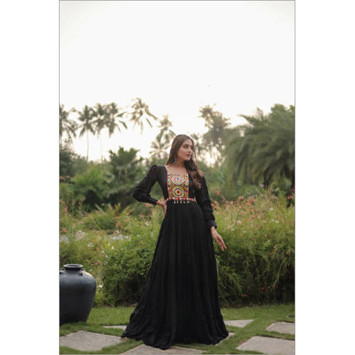 Indian Black Gown