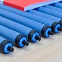 Pvc Plastic Roller - High-quality Pvc Material, Various Sizes, Blue Color | Durable, Corrosion & Moisture Resistant, Easy Installation, Warranty Included