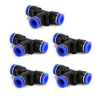 Pu Tube Connector - Stainless Steel, Customized Size | Corrosion-resistant, Secure Seal For Air, Water, And Gas Applications
