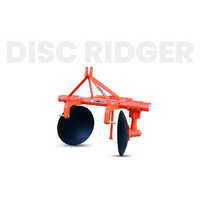 Industrial Disc Ridger - Metal, Hand Crank Operation | Red And Black Finish, Optimized For Agricultural Use, Perfect For Ridges And Raised Beds