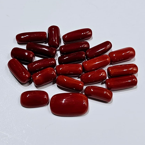 Natural Red Coral Gemstone