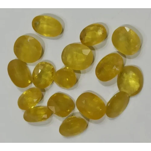 African Pukhraj Yellow Sapphire Gemstone