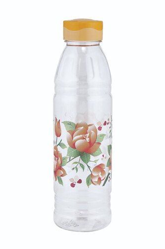 Plastic Fridge Bottle Glamour 1000ml Printed Single Pc