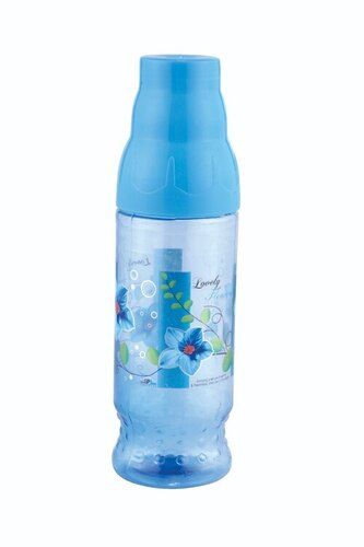 Plastic Fridge Bottle Glassy 1000ml Printed Single Pc