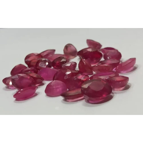 Artificial Ruby Gemstone