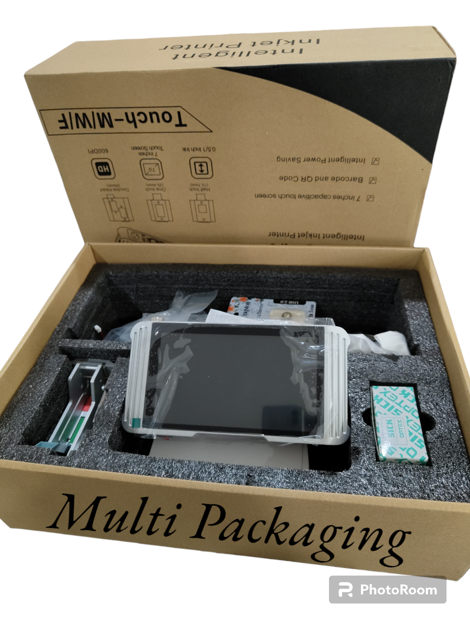 7 INCH DISPLAY ONLINE INKJET PRINTER 12.7MM