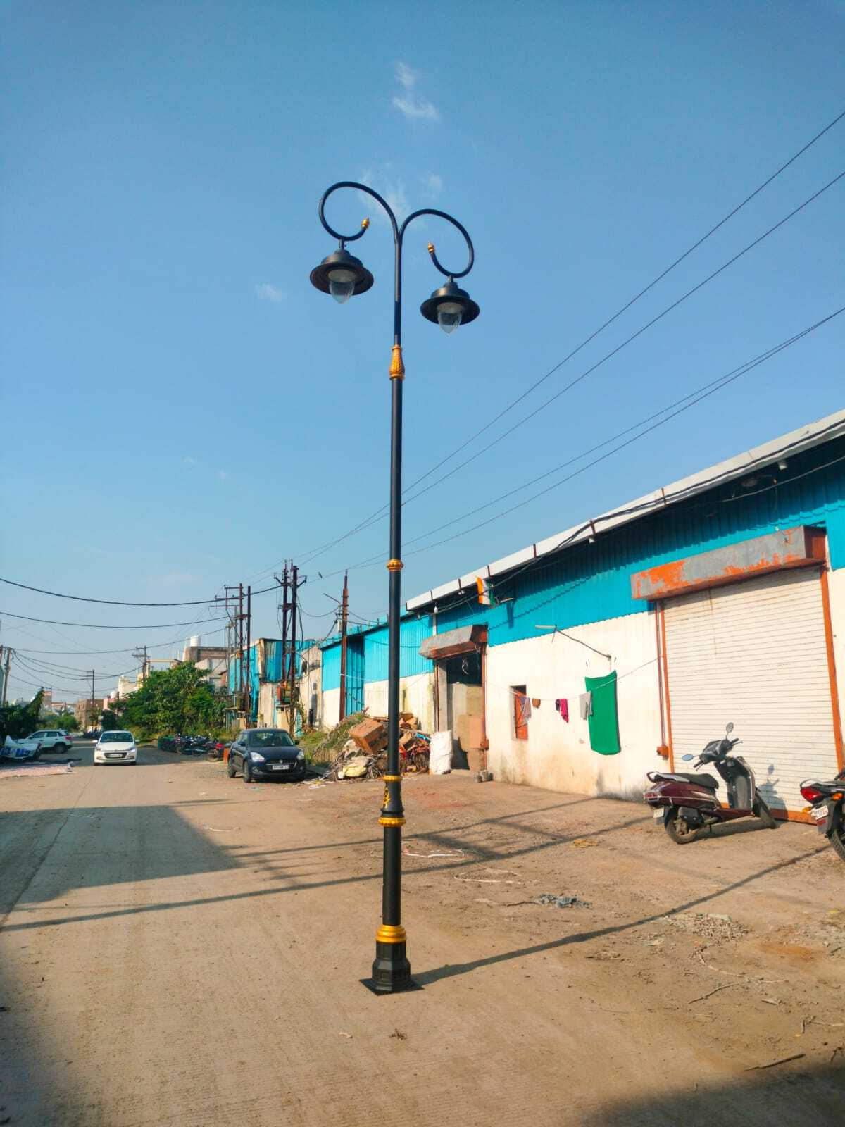6 meter decorative street light pole