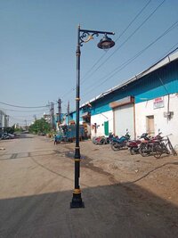 5 meter single arm decorative street light pole
