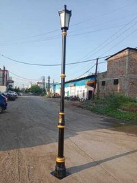 3 Meter Decorative Post Top Lamp Pole - Cast Iron & Cast Aluminum, Oxidization Resistant, Hurricane Force Wind Resistant, Electroplated Finish