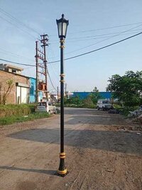 3 Meter Decorative Post Top Lamp Light Pole - Cast Iron & Cast Aluminum, Multi-color Options, Oxidization Resistance & Hurricane Wind Strength