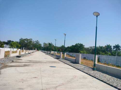 5 Meter Single Arm Decorative Post Top Light Pole