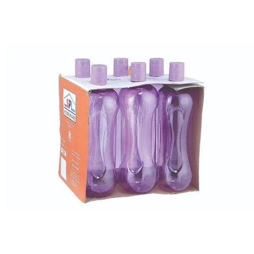 Plastic Fridge Bottle Brazil 500ml Trolly Set of 6pcs