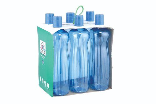 Plastic Fridge Bottle Texas 500ml Trolly Set of 6pcs