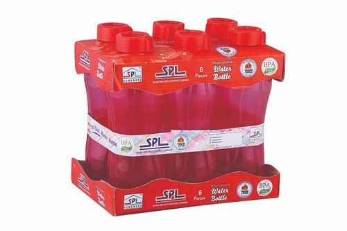 Plastic Fridge Bottle Ganga 1000ml Eco Set of 6pcs