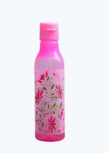 Plastic Fridge Bottle Blossom 1000ml Printed Flip Cap Single Pcs